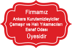 Ankara Kurutemizleyiciler Çamaşır ve Halı Yıkamacıları Esnaf Odası Üyesiyiz